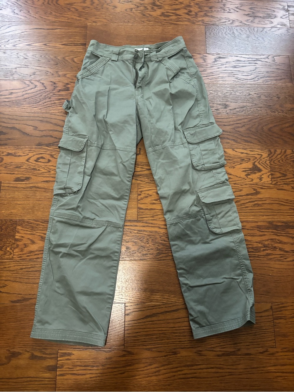Abercrombie & Fitch Olive Green Women's Cargo Jeans